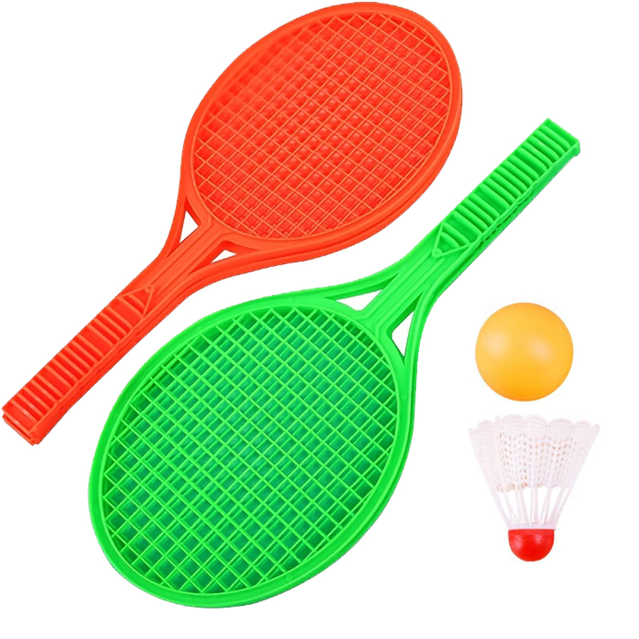 Badminton Fun Game - 4pcs/set Mini Plastic Badminton Table Tennis