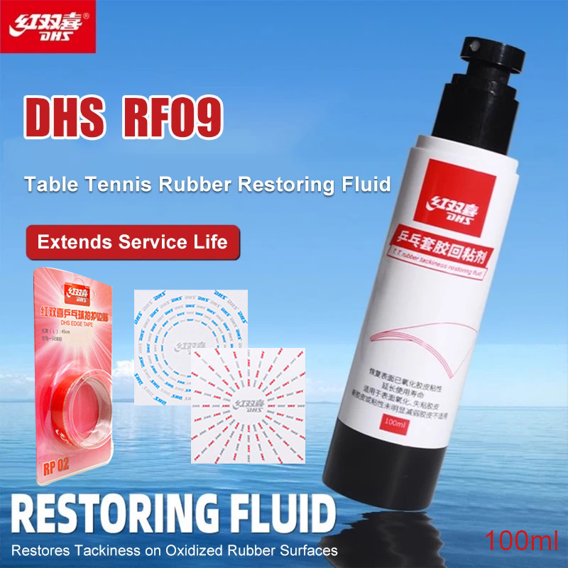 DHS 100ml Table Tennis Rubber  - Badminton Background recension och pris