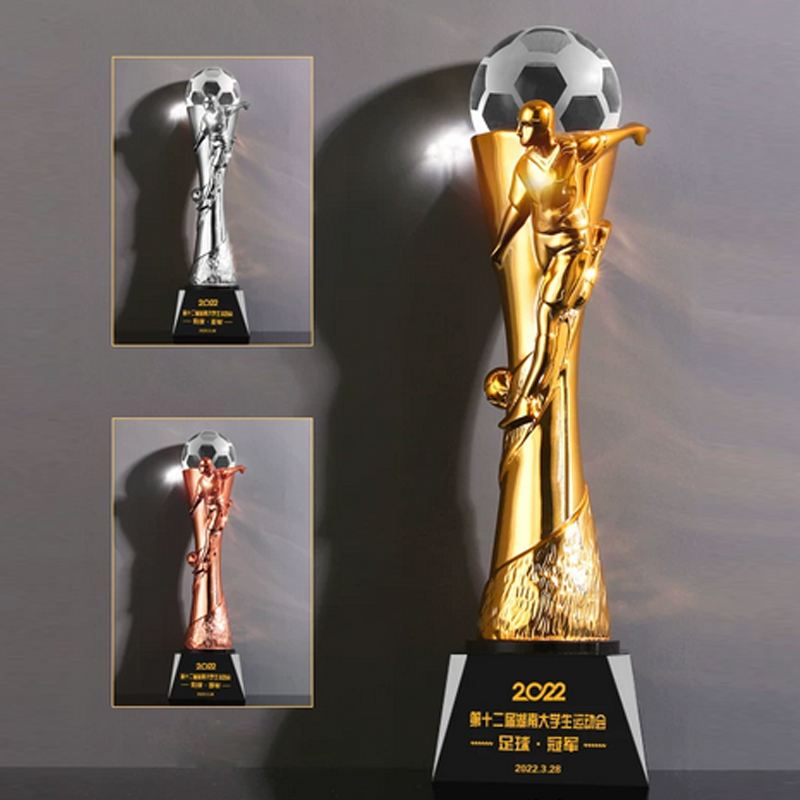 Customized Resin Trophy For Vo - Badminton Europe recension och pris