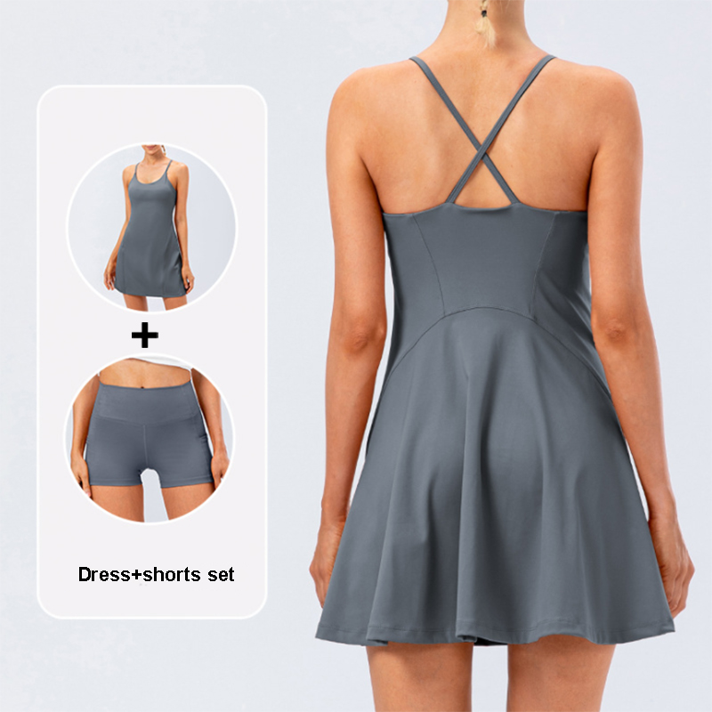 Women Tennis Yoga Skirt High S - Badminton Outfit recension och pris