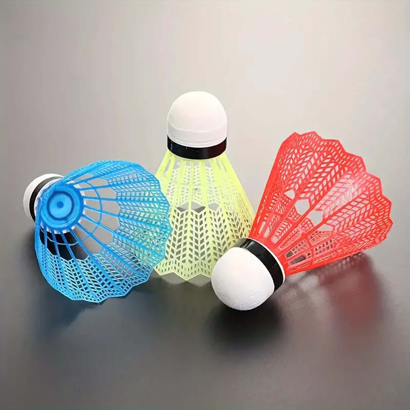 12Pcs Badminton Plastic White  - Badminton Fun Game recension och pris