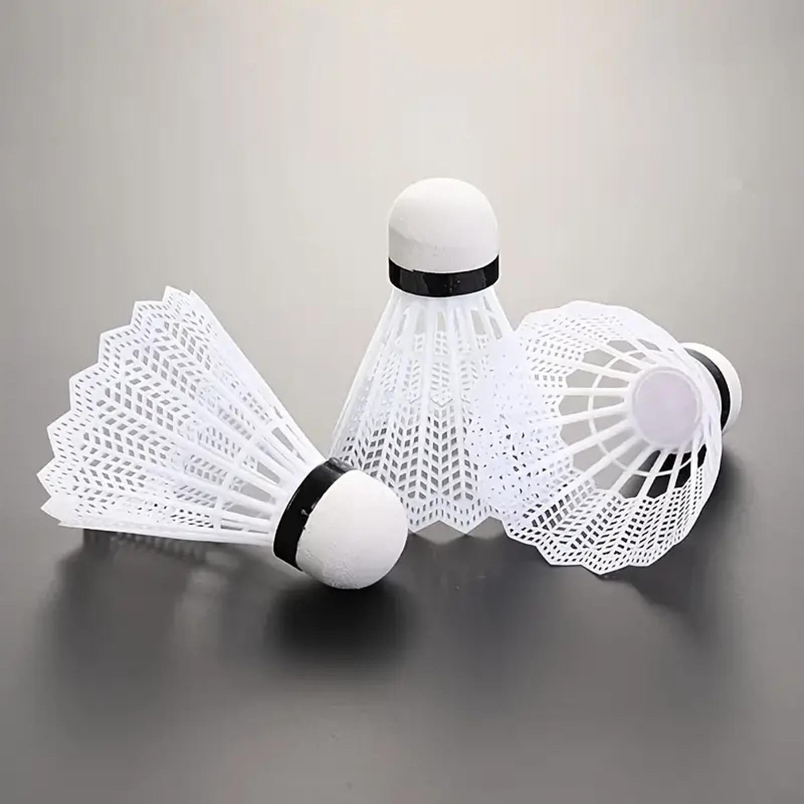 12pcs White Badminton Shuttlec - Badminton Fun Game recension och pris