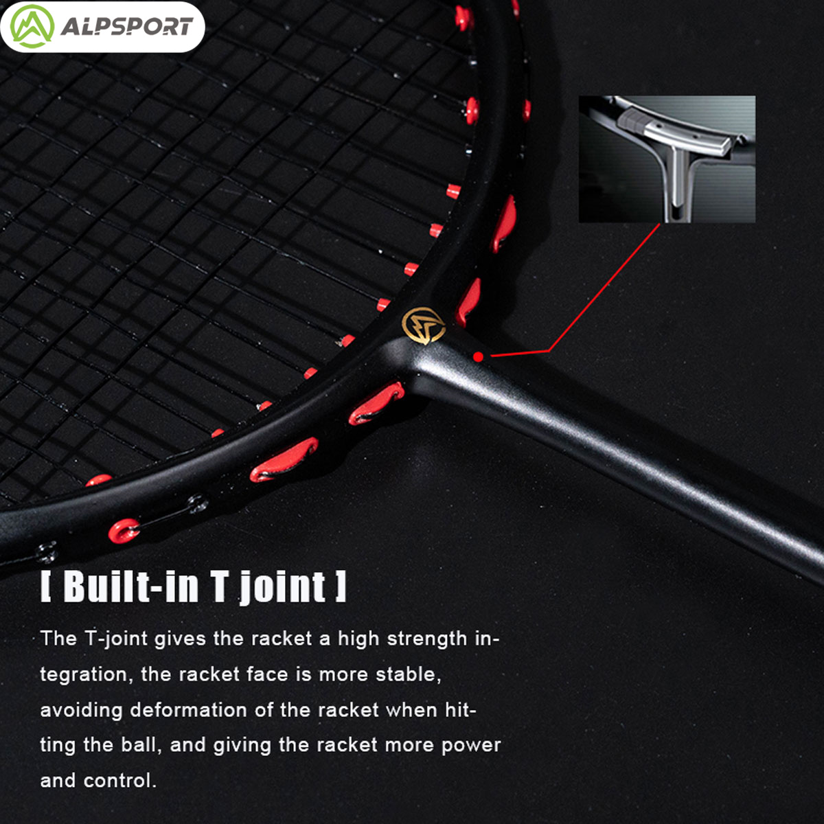 Alpsport MH-V5 5U 75g Wave Leg - Badminton Background recension och pris