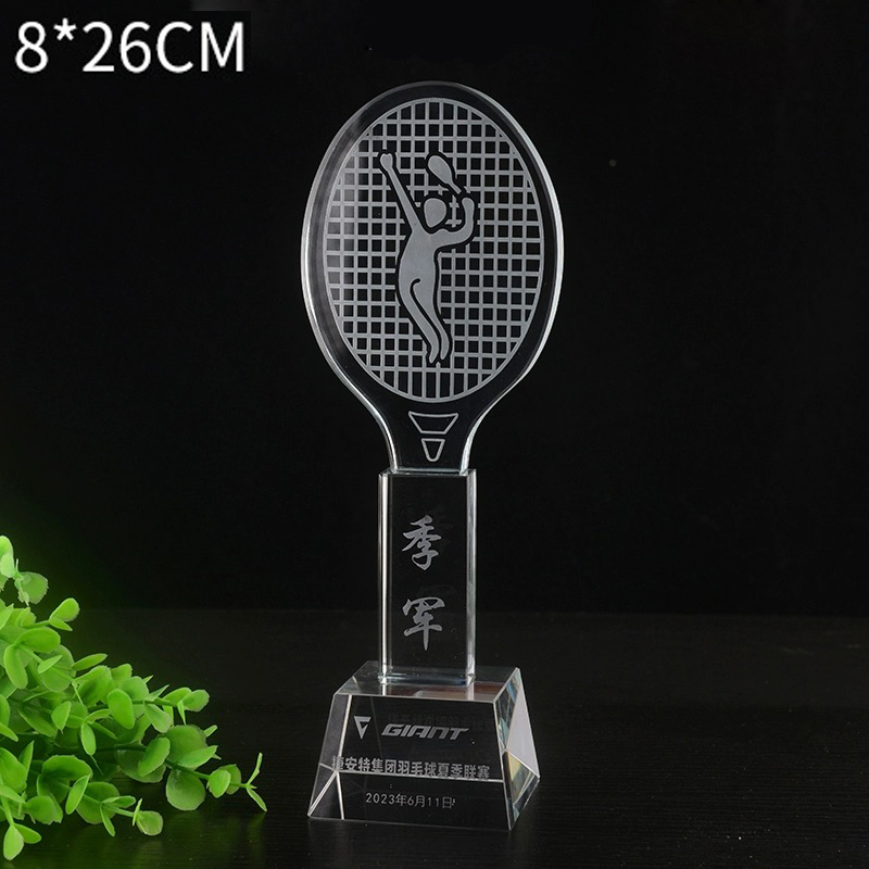 Customized Crystal Trophy Badm - Badminton Europe recension och pris